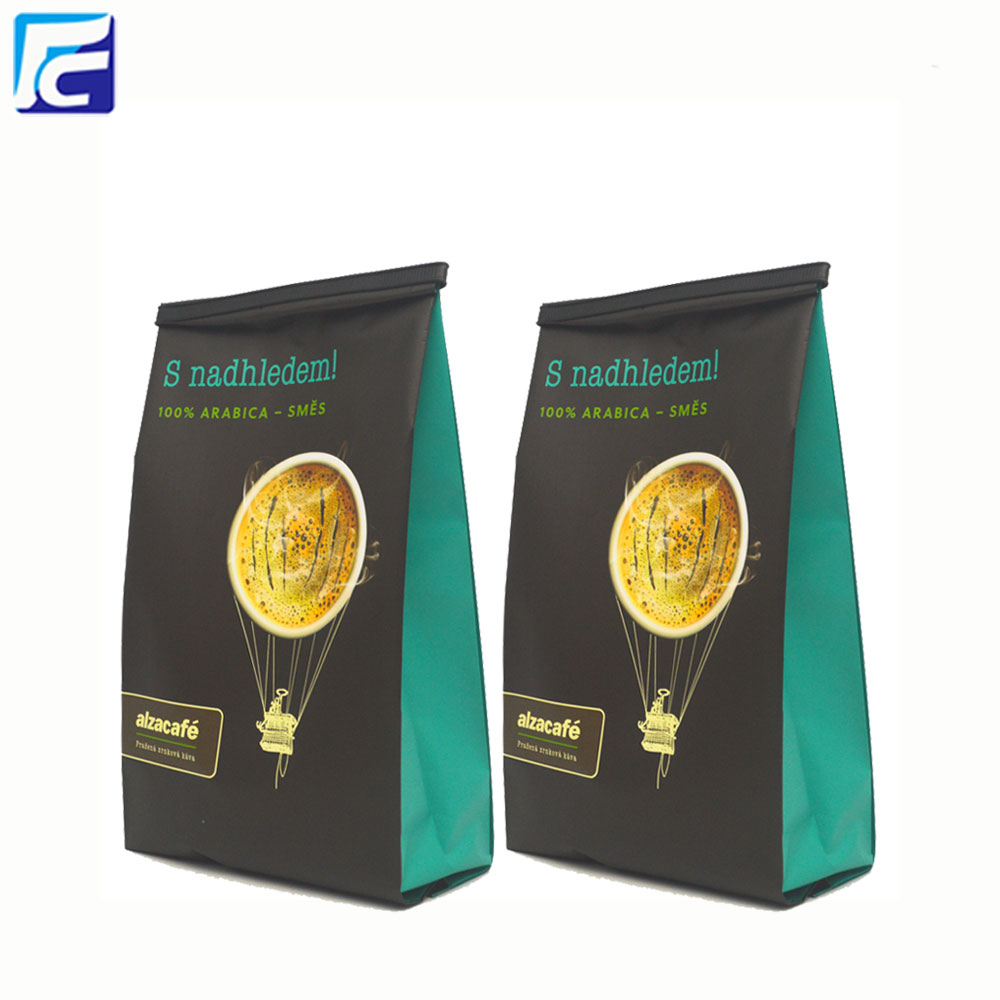 Custom design resealable food grade coffee powder bag