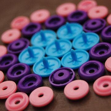 Plastic snap buttons, eco-friendly for baby diaper and clothing