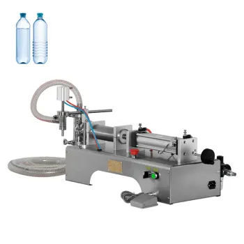 Semi-Automatic Double Heads Soft Drinks and Honey Paste Filling Machine