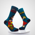 Kaus Kaki Cetak 3D Socks Digital Cetak Seamless