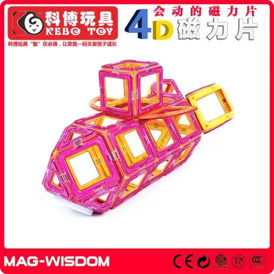 magnetic panel magna tiles 3-D Magnetic Building Tiles for children