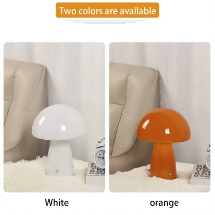 Korean Japanese Stained Glass Mushroom Desk Bedroom Bedside Lamp