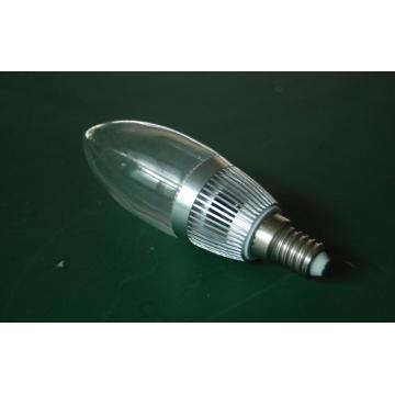Mentol LED E14 3W dengan bentuk lilin