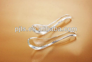 clear cheap crystal spoon