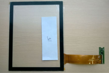 15 inch Cpacitive touch panel with USB port support 10 points touch