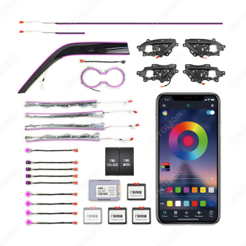 New Automobile Ambient Lighting System Car LED Interior Atmosphere Lights Kit for Toyota Camry