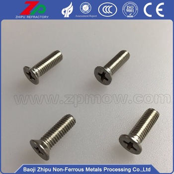 Tantalum Flat Phillips Bolt