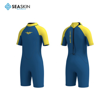 Seaskin One Piece Children Back Zip Neopren 2,5 mm krótkie rękaw