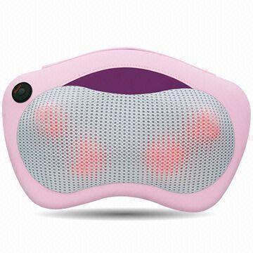Neck and Shoulder Pillow with 12V DC Rated Voltage and 24W Power Consumption
