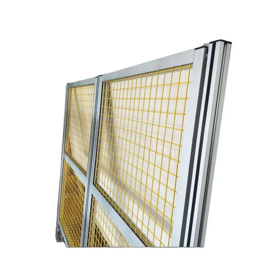 Custom Aluminum Protective Mesh for Machine and Robot Safety Fencing