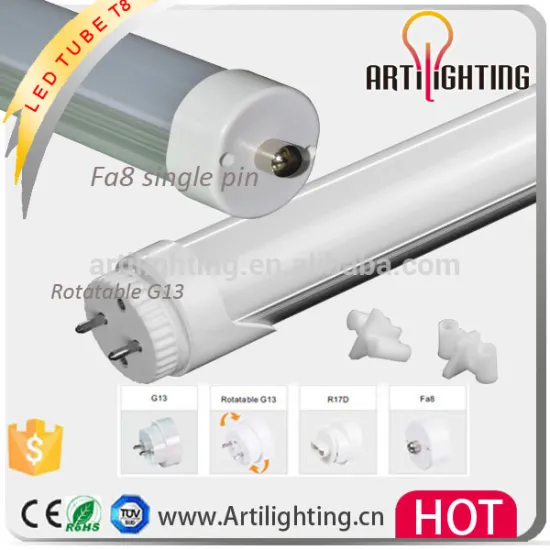 High lumen 2835smd 8ft 8 feet 240cm japanese led tube 8 led tube G13 integrated single pin end cap