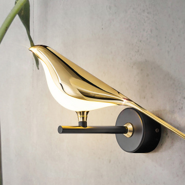 Decorative Wall Lamp Nordic Modern Bionic Magpie Wall Lamp Factory