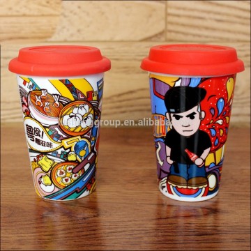 high-quality fine arts painting glazed ceramic gift coffee mug for Easter