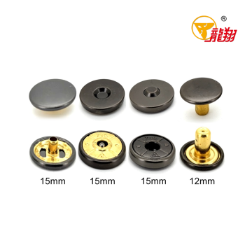 715# Brass Magnetic Snap Button Set