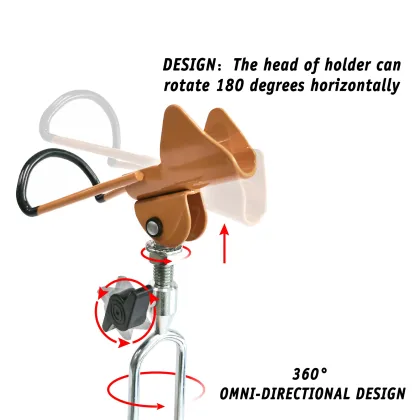 FOYOTO Automatic Stainless Steel Fishing Rod Holder Bracket