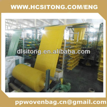 Tube polypropylene woven rolls