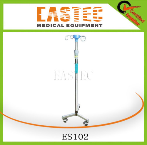 ES102 I.V.Stand Triangle Stainless Steel Base Infusion Stand