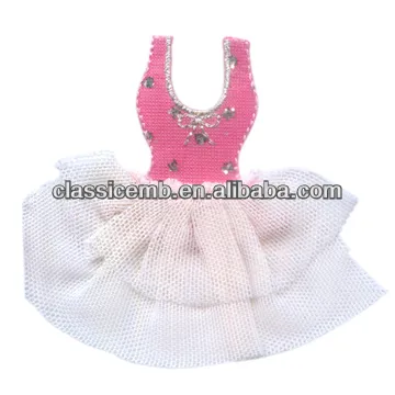 fashion embroidered doll dress patch