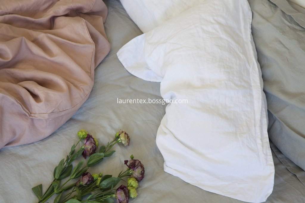 natural washed linen flat sheet 3