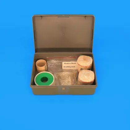 Shaoxing factory medical outdoor care grey plastic first aid medical supplies box