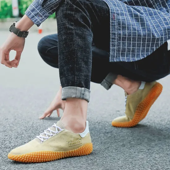 Trendy wear type men's tide shoes pigskin upper comfortable breathable Oxford soles cushioning men's casual shoes wild models