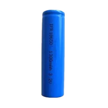 LiFePO4 Battery 18650 with 1,300mAh Rated Capacity and 3.2V Nominal Voltage, UL/UN-approvedNew