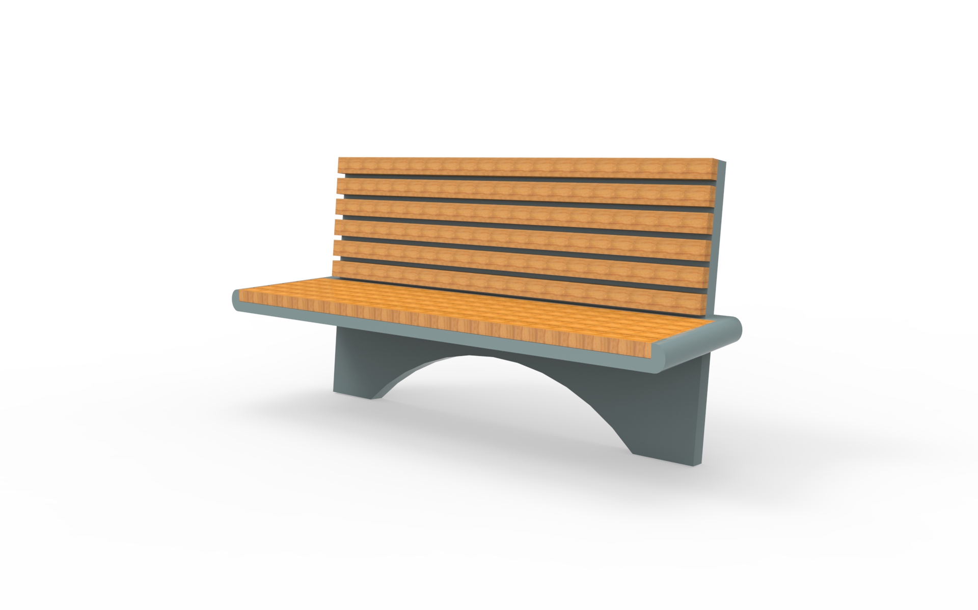 Benches in municipal parks