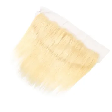 Wholesale 613 Blonde Color Peruvian Virgin Human Hair Straight Lace Front for Black Women 13*4 HD Swiss Lace Frontal and Bundles