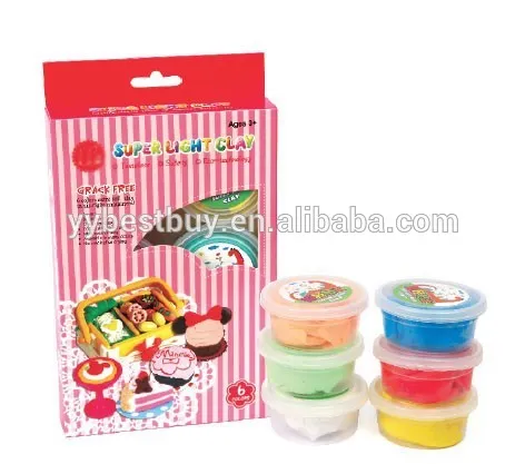 Kids educational toy air dry light modeling clay