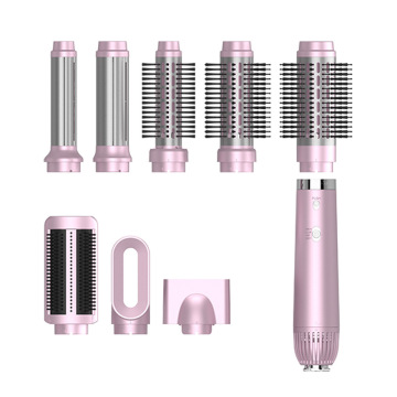 Professional 8-in-1 Cordless Negative Ion Hair Dryer Brush