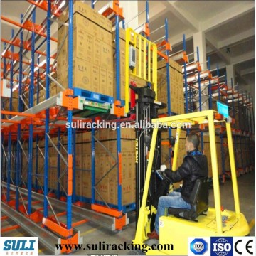 Automatic remoted radio shuttle racking