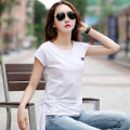 The new female han edition dress T-shirt short-sleeved summer careful machine coat loose joker bats render small unlined upper g