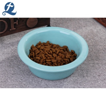 Colorful Ceramic Cat Dog Pet Food Water Feeder
