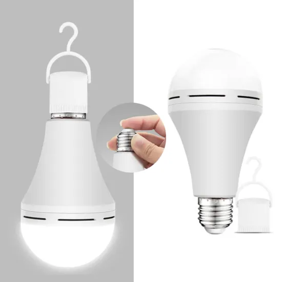Hot Sale E26/E27 Emergency Lights: 12W/15W Dual Use, Energy-Saving, 1200mAh Rechargeable LED Bulb