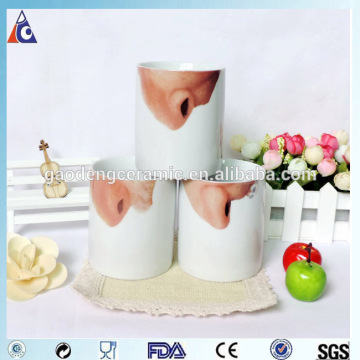 Top popular white ceramic coffee mugs with handle