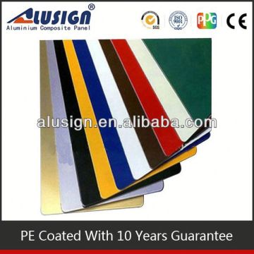 light reflection aluminum composite pane