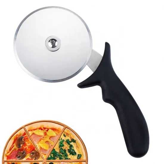 Hot Selling Stainless Steel Pizza Peel Pizza Cutter Knife with PP Handle