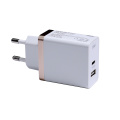 65W Gan Charger 2port Tipo C Adaptador de cargador