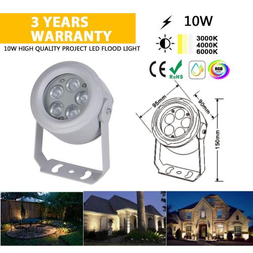 10W للماء في الهواء الطلق مصباح LED ضوء المناظر الطبيعية