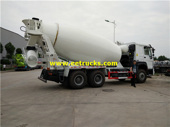 HOWO 10000 Liters Beton شاحنات نقل