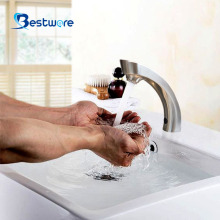 Stainless Steel Touchless Bathroom Faucet