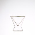 Custom Heat Resistant Borosilicate Double Wall Glass Cup