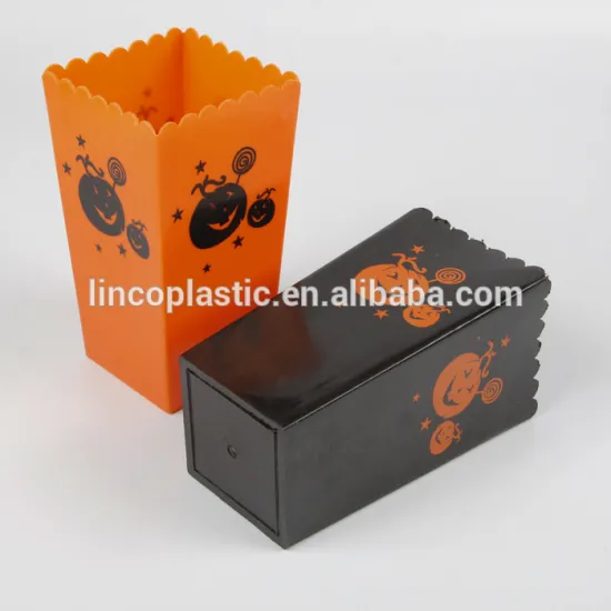 Halloween design plastic popcorn holder cup