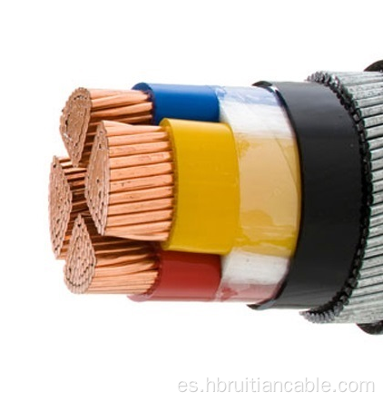 Cable de alimentación blindada de cobre aislante de PVC o XLPE