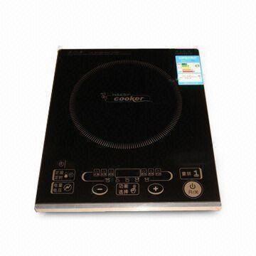 One-zone Induction Cooker with 1,800/2,000W Power Output and Whole Black Glass