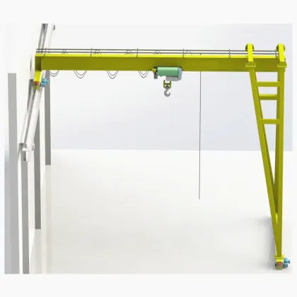 Single Girder Gantry Cranes: 5T, 10T, 20T, 30T Semi-Portal Cranes