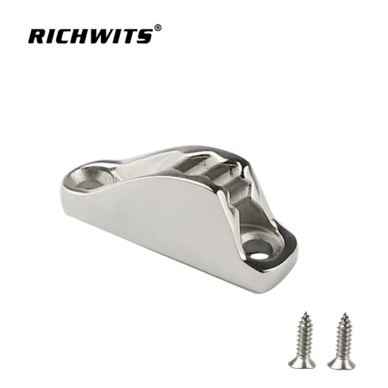 marine hardware wire rope cleat stainless steel 316 rope cam cleat for boat