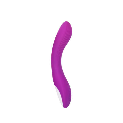 Brinquedo vibrador curvo para estimulação clitoriana e anal