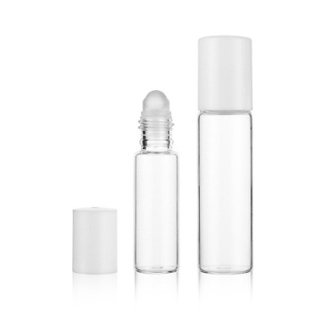 Custom 10 ml clear glass roll on bottle