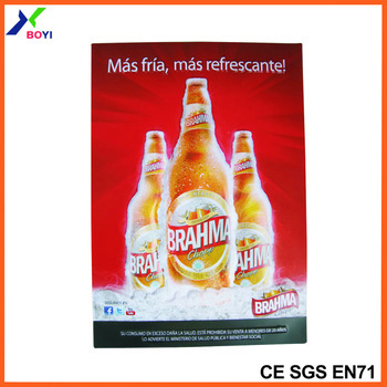 Promotional Advertising 3D PVC Embossed Poster, PVC Embossed Advertising Poster